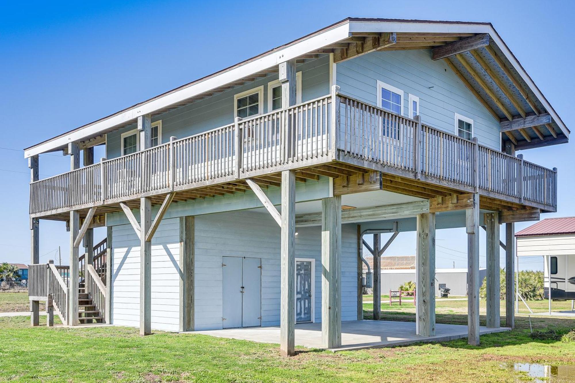 Crystal Beach Home With 2 Grills Walk To Shore! المظهر الخارجي الصورة