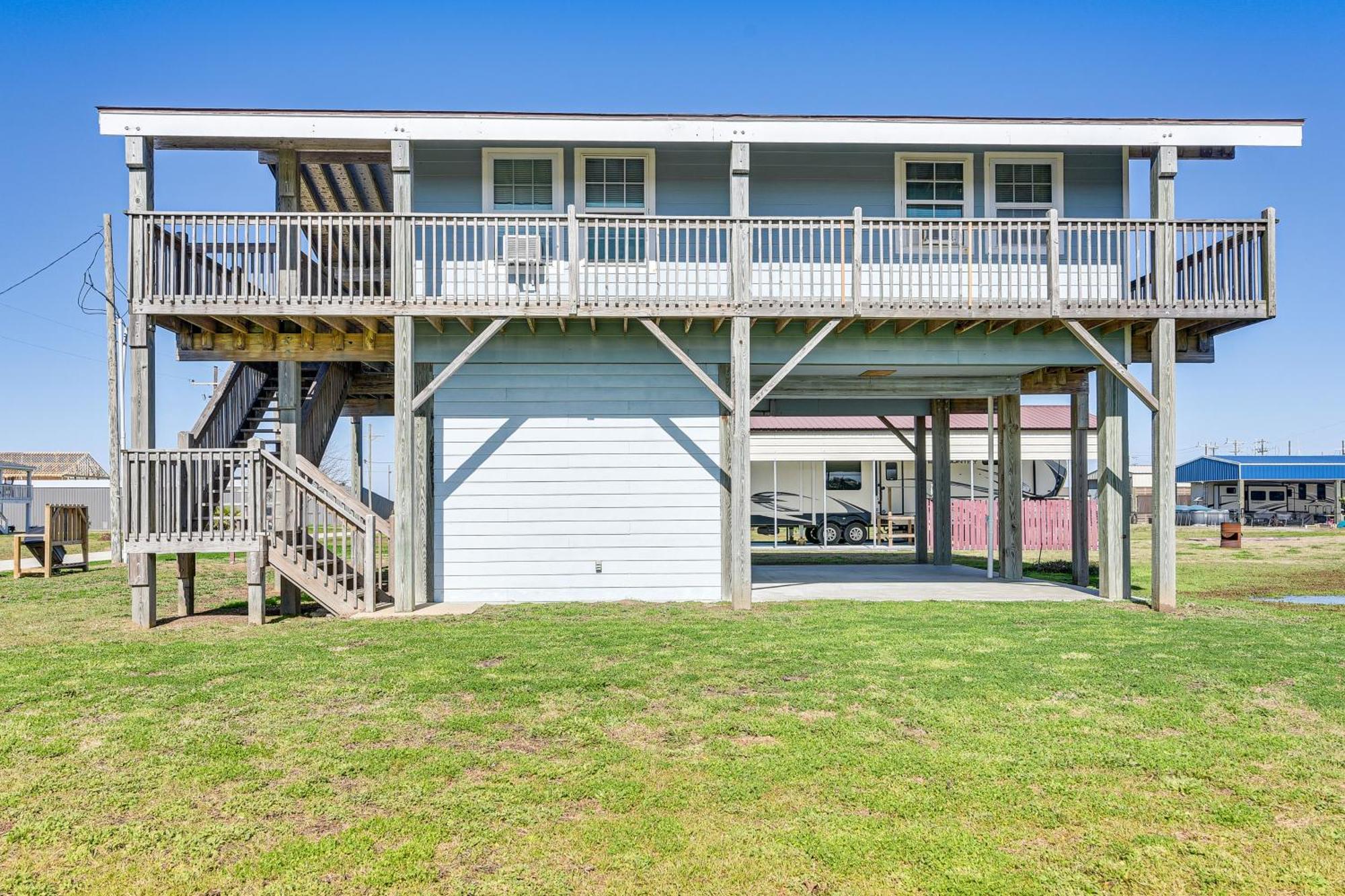 Crystal Beach Home With 2 Grills Walk To Shore! المظهر الخارجي الصورة